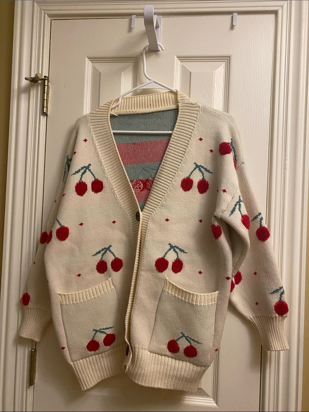 Cherry Sweater Cardigan